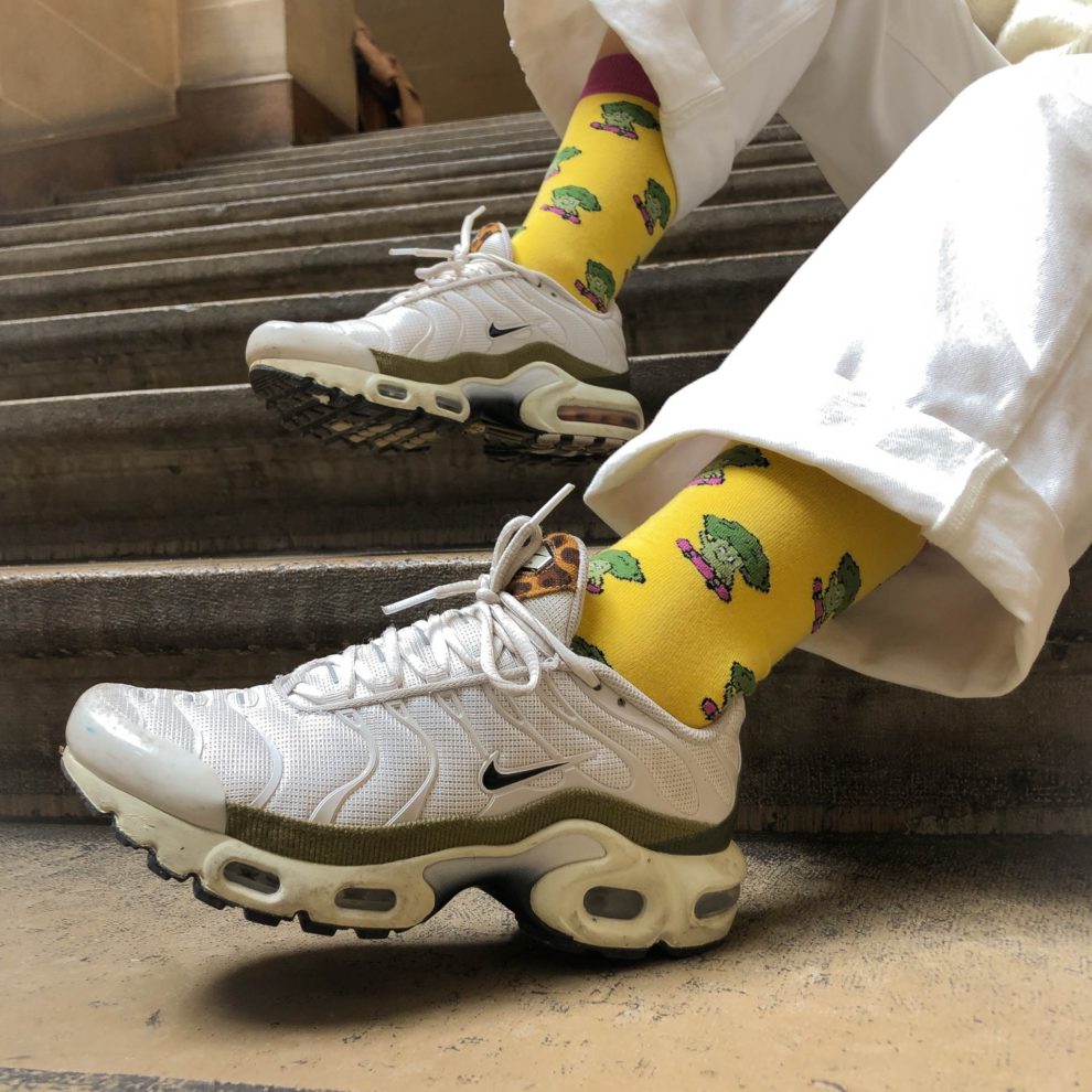 Brocolis Skater - Chaussettes Suisse Coton Bio