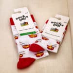 Chaussettes assorties parent-enfant fondue - SocksLab