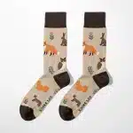 Chaussettes solidaires faune suisse (collab Erminea) - SocksLab (vue 2)