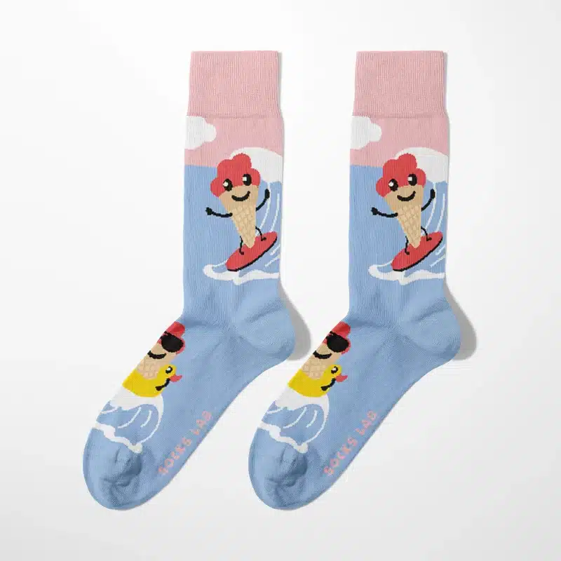 Chaussettes solidaires inclusion sportive (collab Limitless) - SocksLab (vue 2)