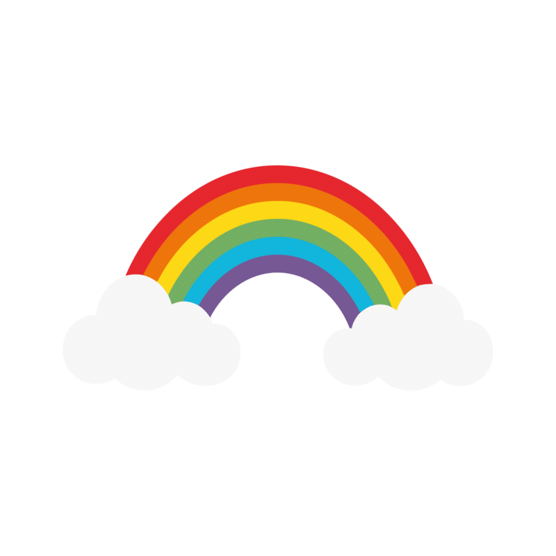 Copie de Arc-en-ciel Socquettes brodées arc-en-ciel - SocksLab