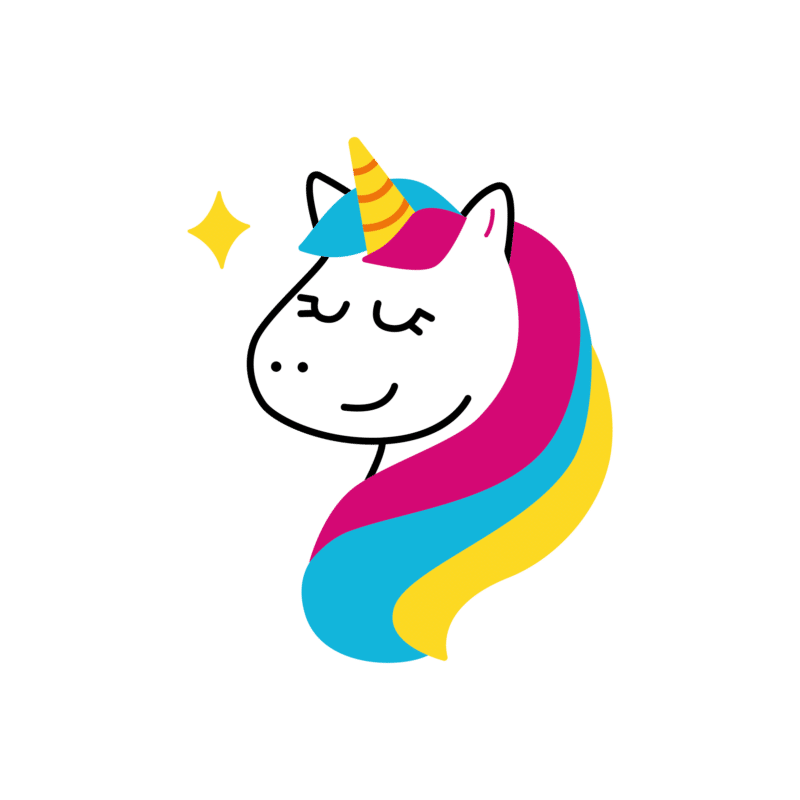 Socquettes brodées licorne Unicorn Mood - SocksLab