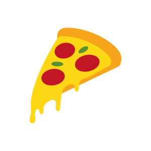 Socquettes brodées pizza Pizza my Heart - SocksLab