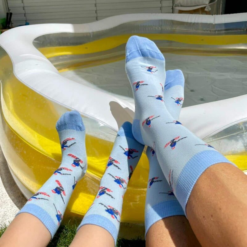 Chaussettes assorties parent-enfant ski - SocksLab