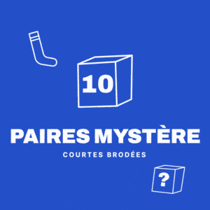Mystery Box 10 paires courtes brodées SocksLab