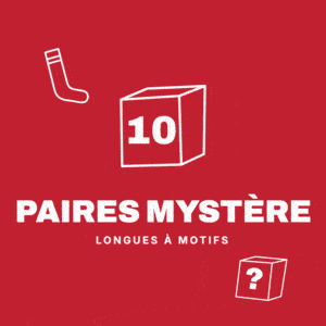 Mystery Box 10 paires longues à motifs SocksLab