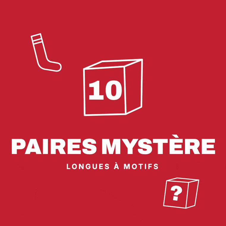 Mystery Box 10 paires longues à motifs SocksLab Mystery Box 10 paires longues à motifs SocksLab